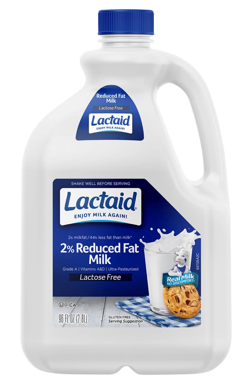 Lactaid Milk, Reduced Fat, 2% Milkfat