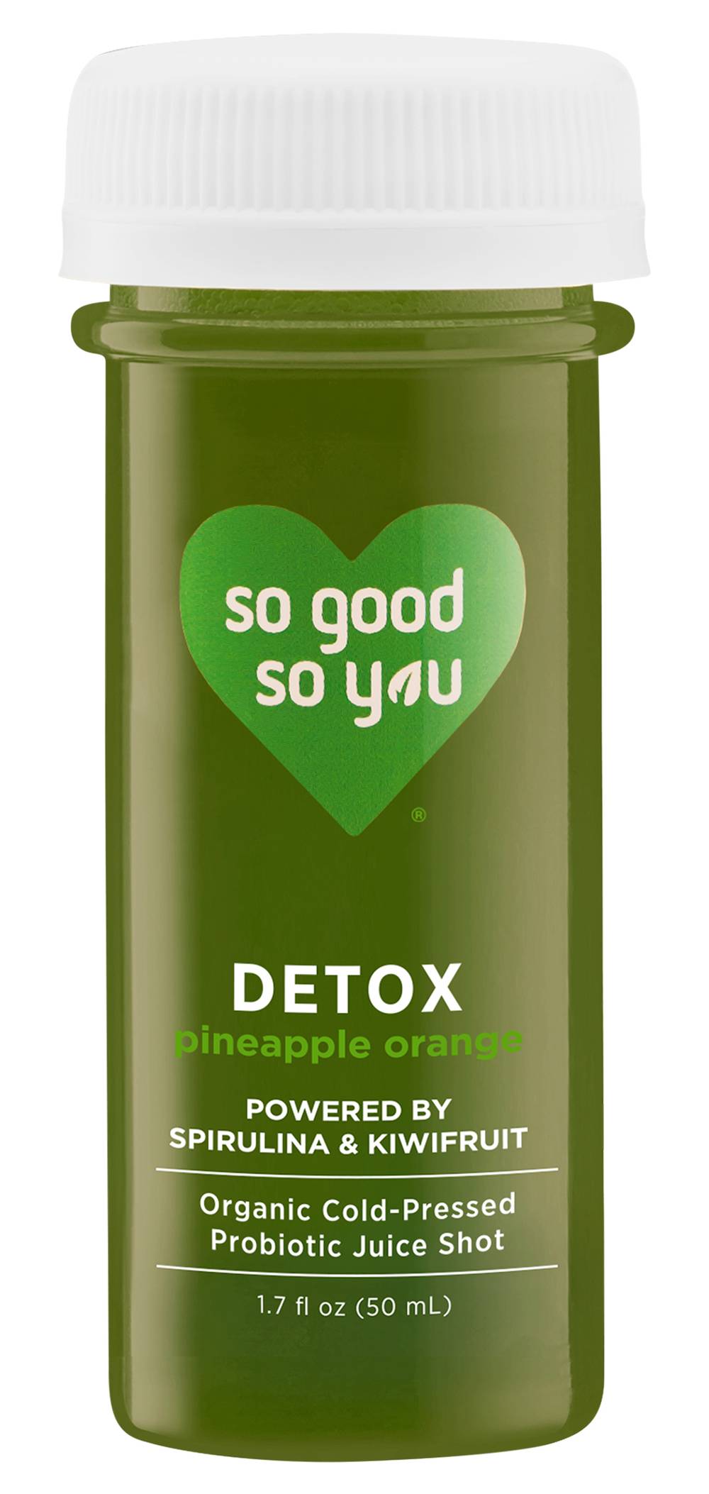 So Good So You Detox Pineapple Orange Probiotic Juice Shot (1.7 fl oz)