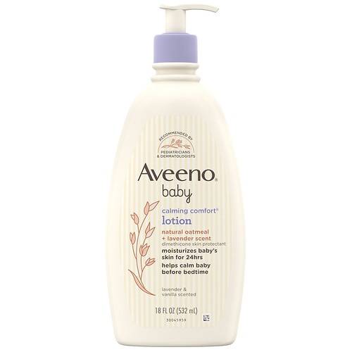 Aveeno Baby Calming Comfort Moisturizing Body Lotion Lavender Vanilla - 18.0 fl oz