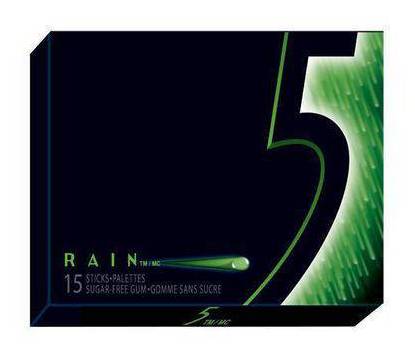 5 Gum RAIN Spearmint 15 GumPK