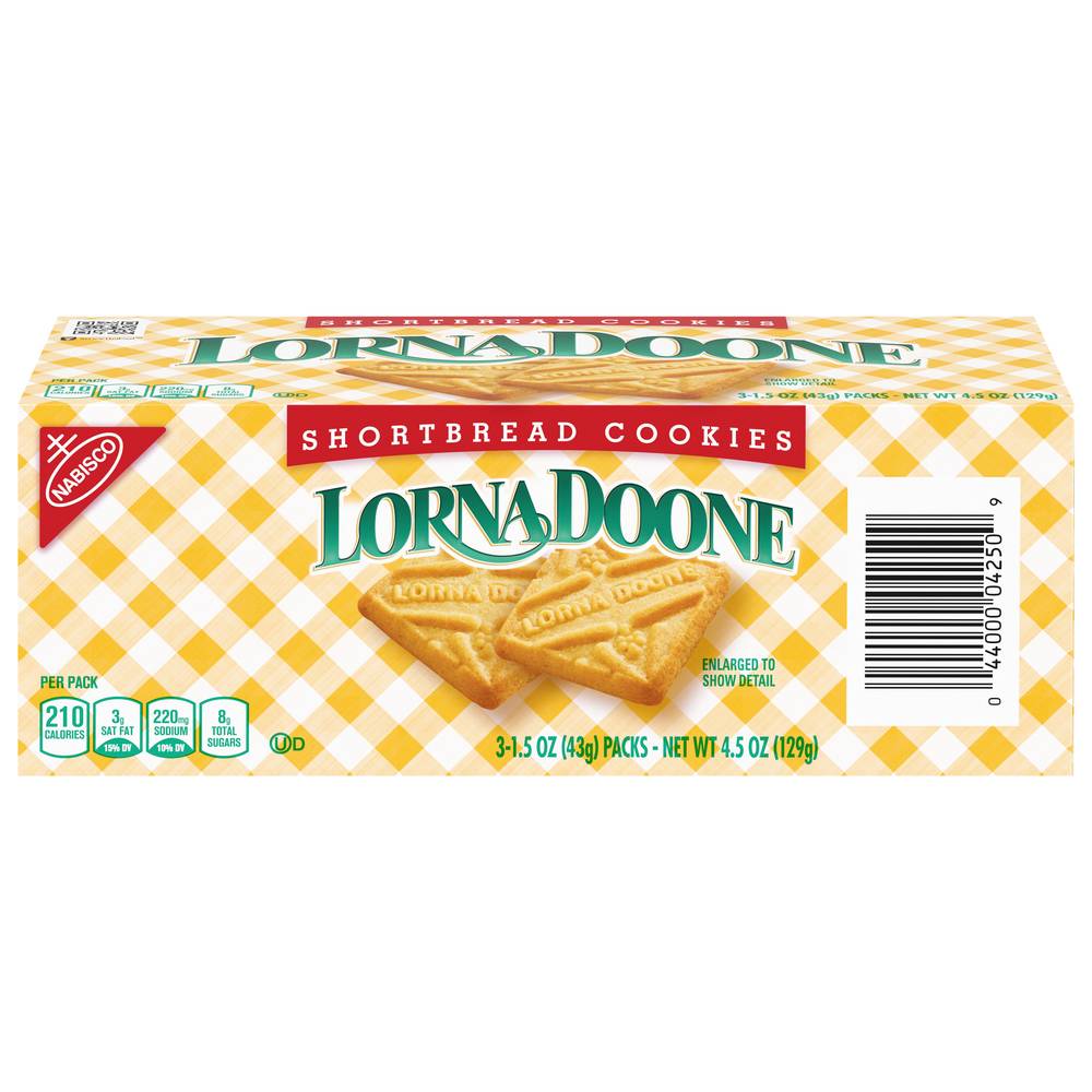 Lorna Doone Shortbread Cookies (1.5 oz, 3 ct)