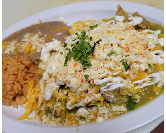Red or Green Chilaquiles Plate