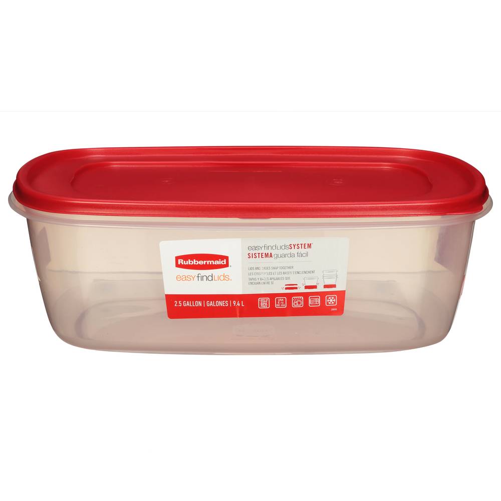 Rubbermaid Easy Find Lids Food Storage Container