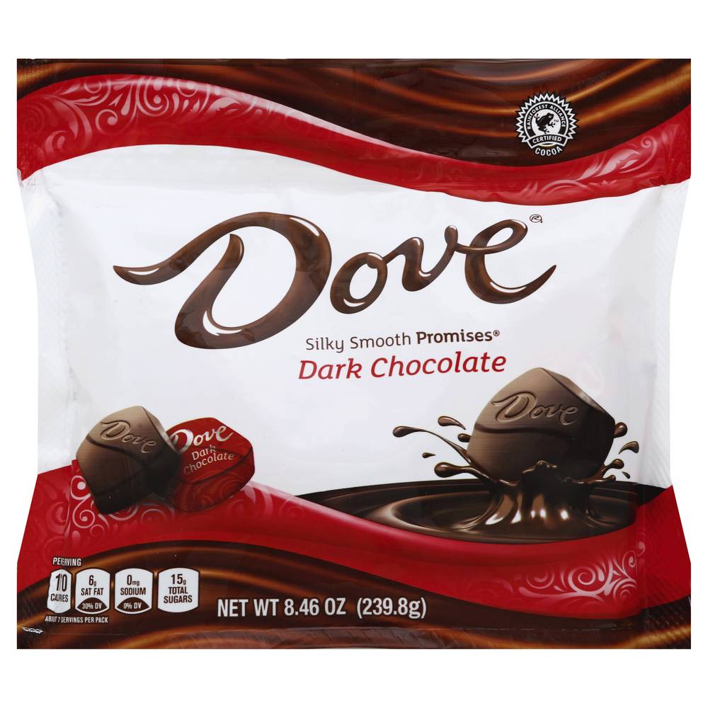 Dove Silky Smooth Promises Dark Chocolate (8.46 oz)