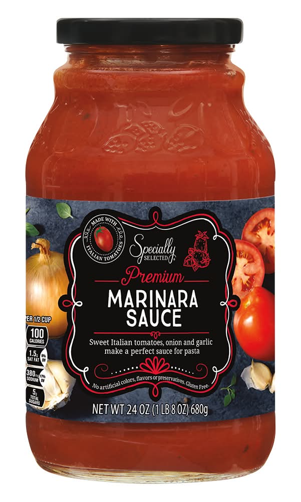 Specially Selected Premium Sauce, Marinara (24 oz)