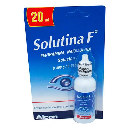 Alcon solutina f solución (20 ml)
