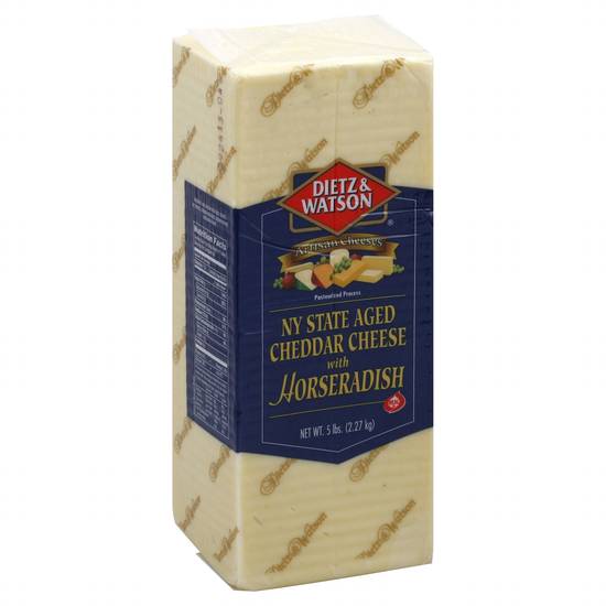 Dietz & Watson Cheddar Cheese With Horseradish (5 lbs)