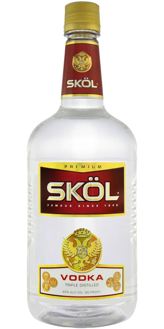 Skol Vodka 1.75L Bottle