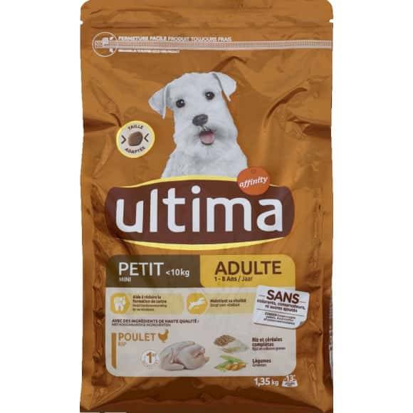 Ultima - Croquettes petit chien adulte poulet (1,35kg)