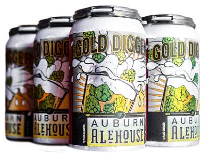 Auburn Alehouse Gold Digger Ipa In Cans - 6-12 Fl. Oz.