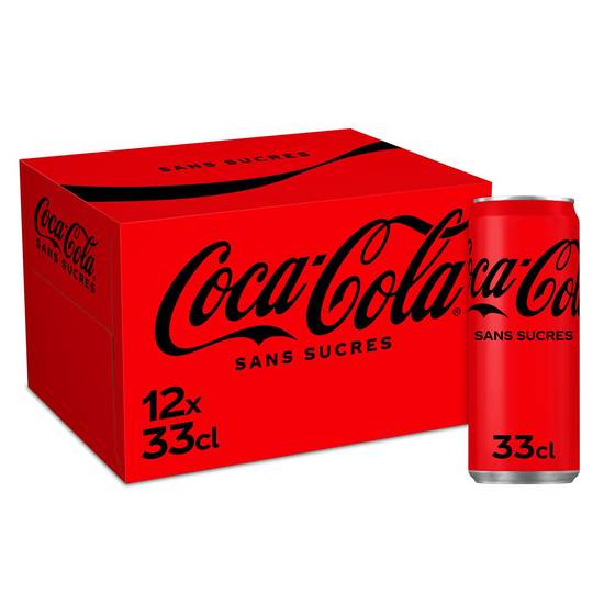Coca-Cola - Boisson rafraîchissante aux extraits végétaux (12 pièces, 330 ml)