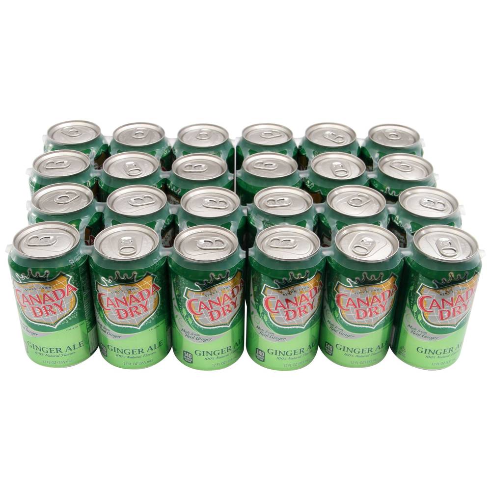 Canada Dry Ginger Ale, 12 oz, 24-count