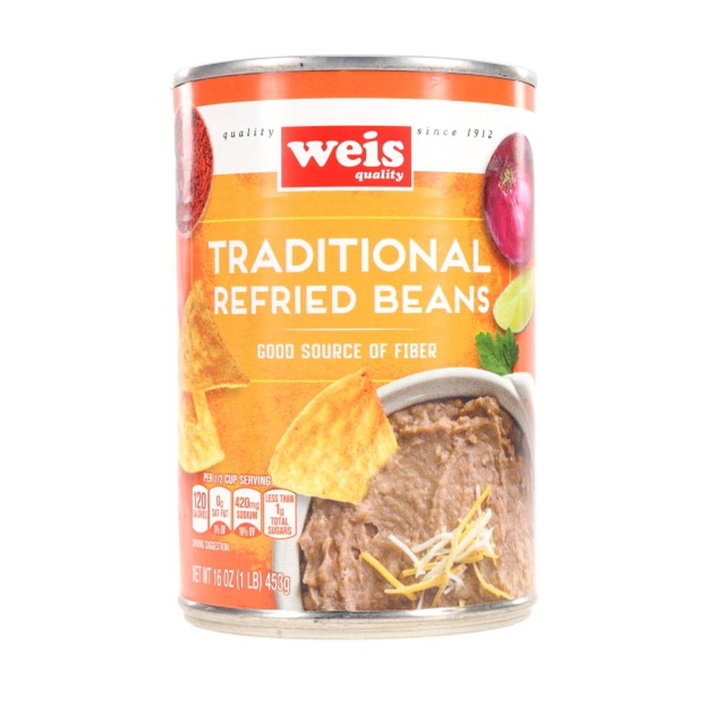 Weis Quality Traditional Refried Beans (16 oz)