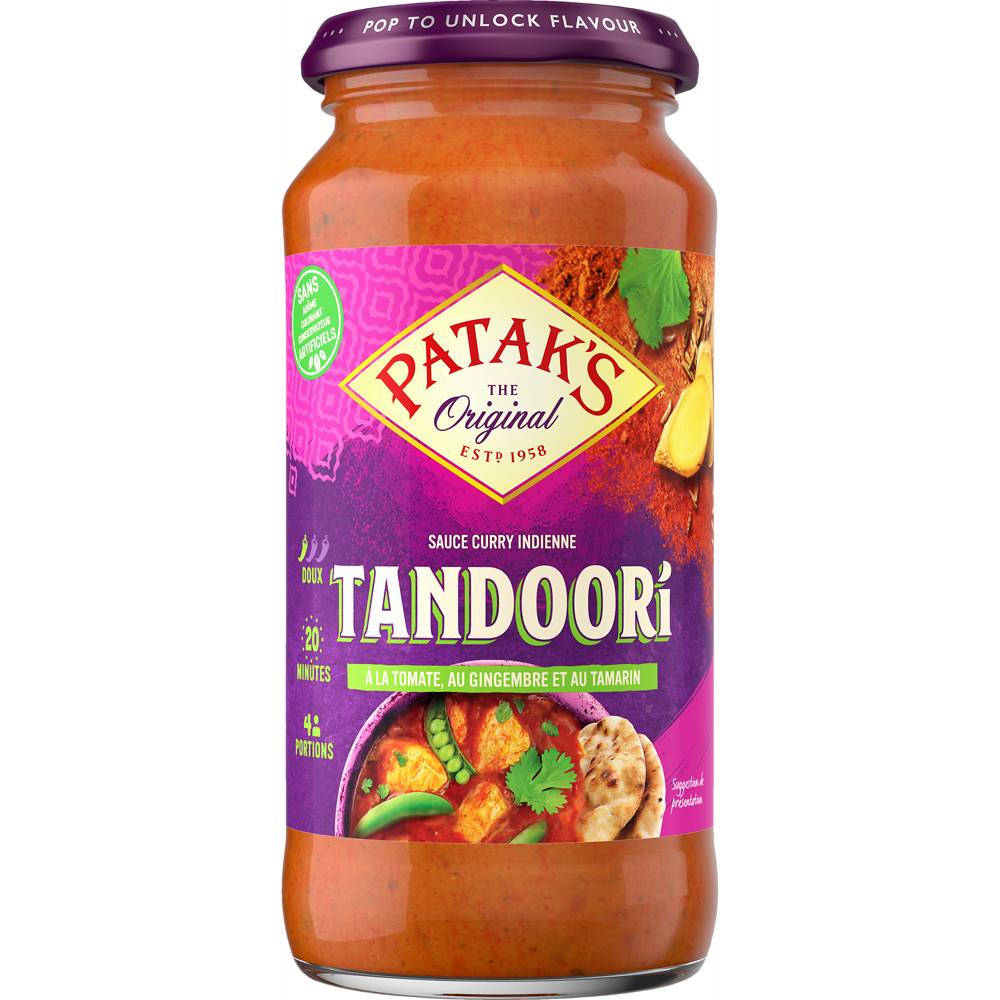 Patak's - Sauce curry tandoori doux