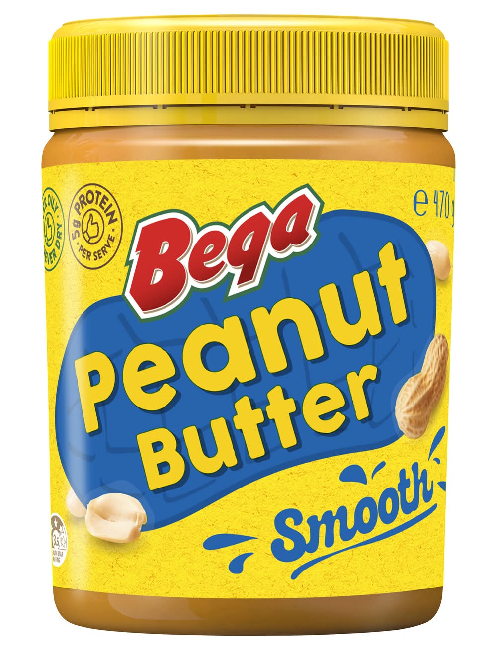 Bega Smooth Peanut Butter (470g)