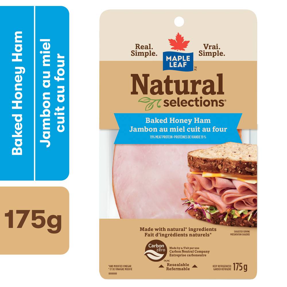 Maple Leaf Natural Selections Baked Honey Ham (175 g)