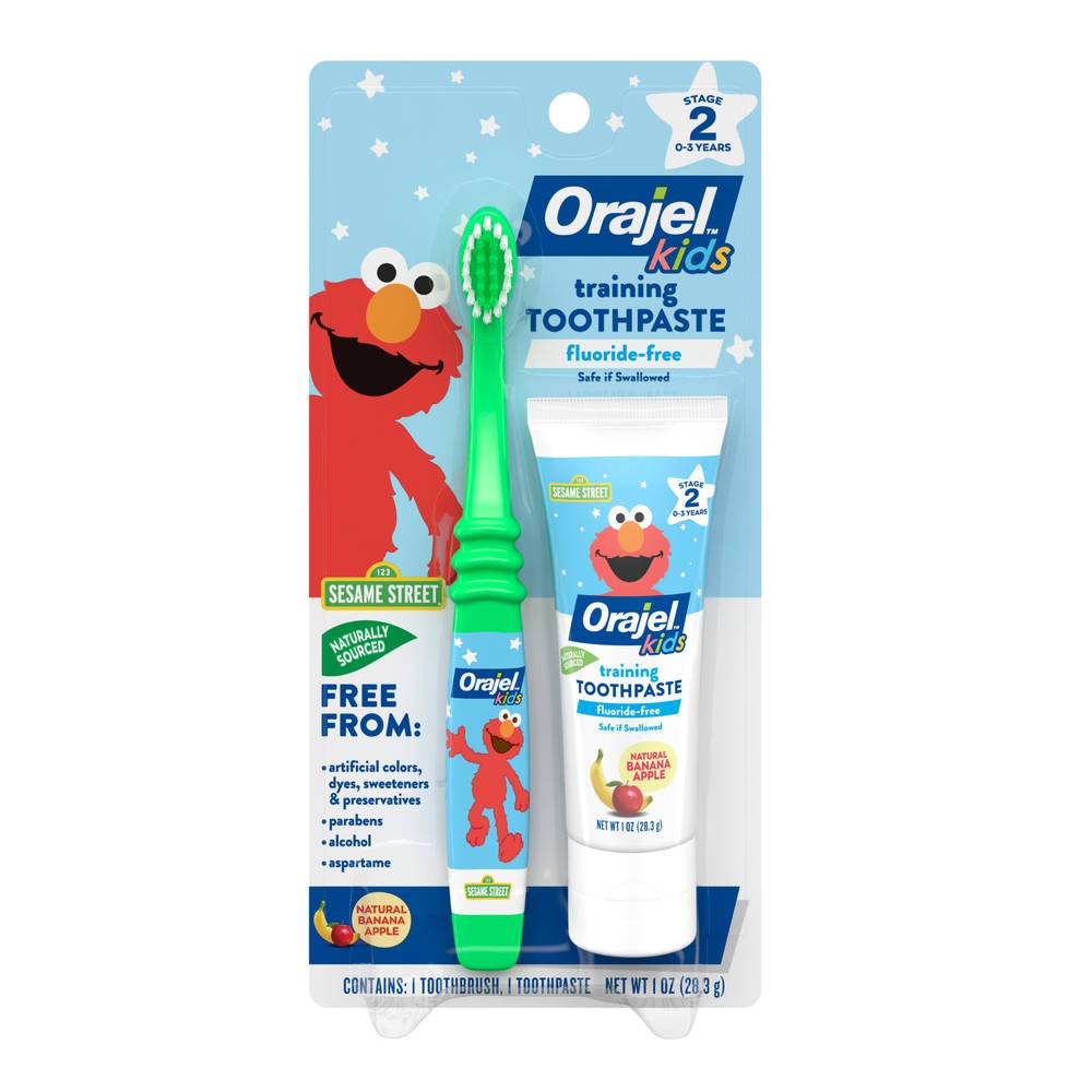 Orajel Baby Tooth & Gum Cleanser + Extra Soft Toothbrush (1 oz)