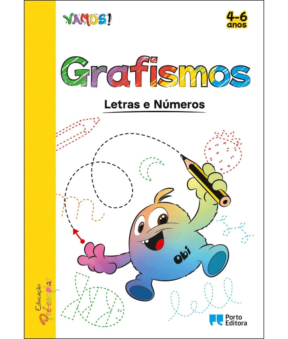 Vamos! - Grafismos Letras e Números - 4-6 Anos