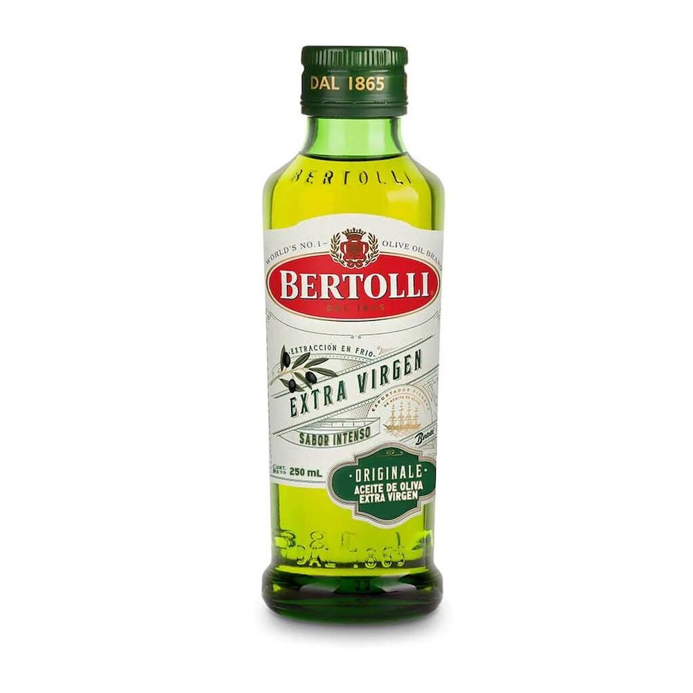 Bertolli aceite de oliva extra virgen (botella 250 ml)