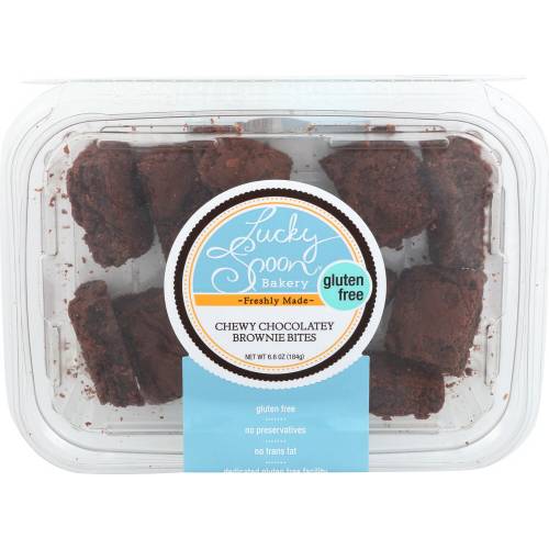 Lucky Spoon Bakery Gluten Free Chewy Chocolately Brownie Bites