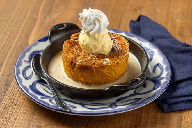 PUMPKIN BREAD PUDDING