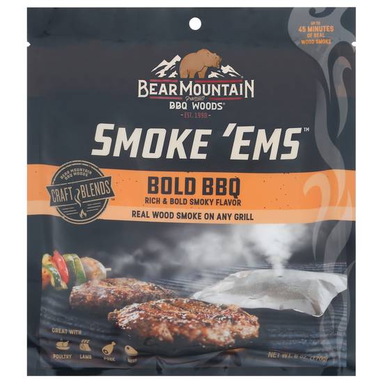 Bear Mountain Bbq Woods Smoke 'Ems Bold Bbq Rich & Bold Smoky Flavor