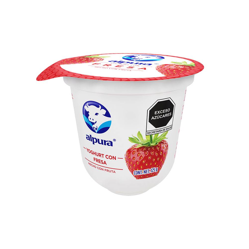 Alpura yoghurt con fresa