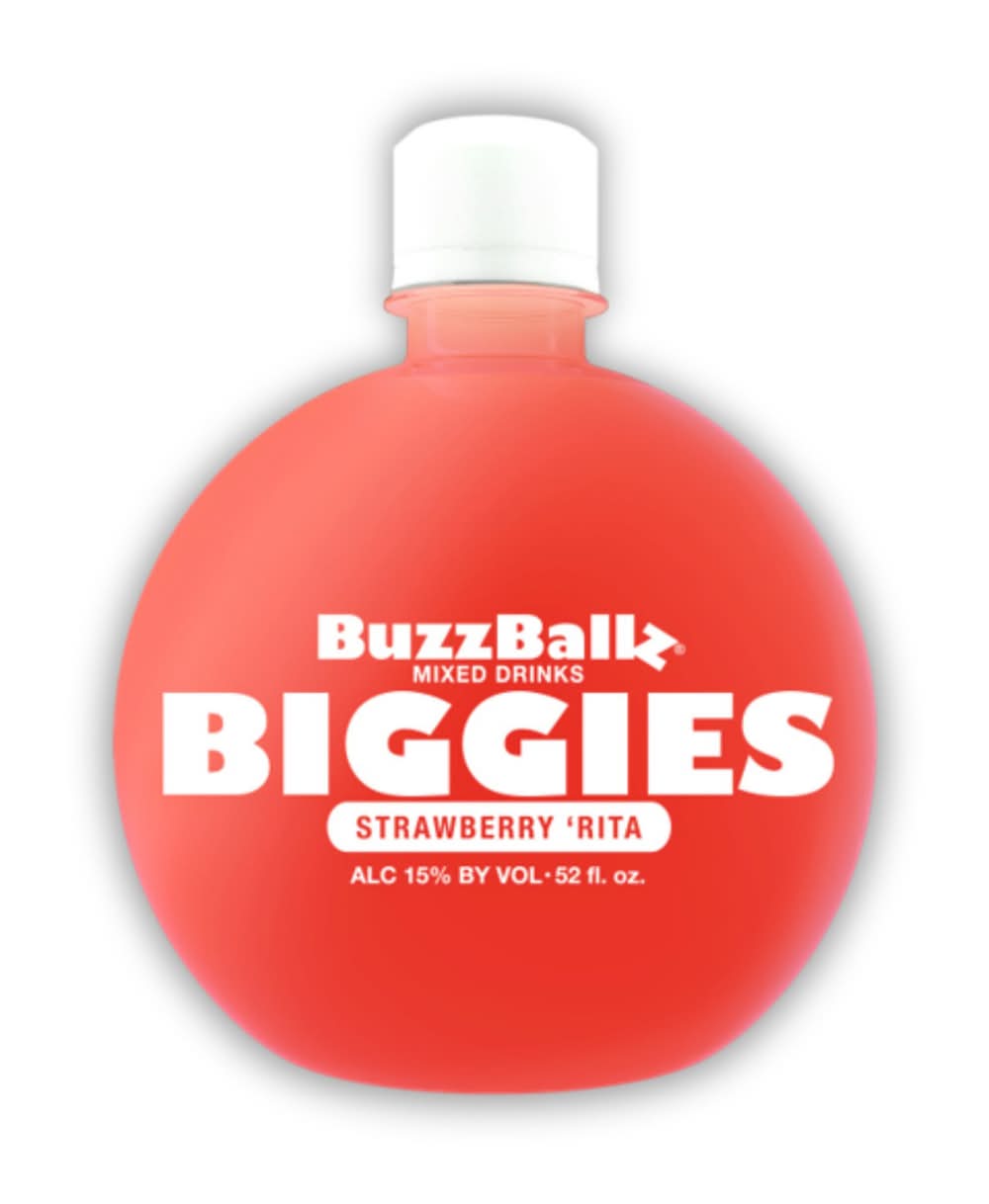 BuzzBallz Biggies Ready To Drink Cocktail, Strawberry 'Rita (1.5 L)