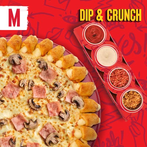 ŚREDNIA DIP & CRUNCH CHEESY BITES PIZZA