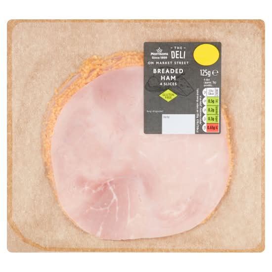 Morrisons The Deli on Market Street Breaded Ham (4 pack)