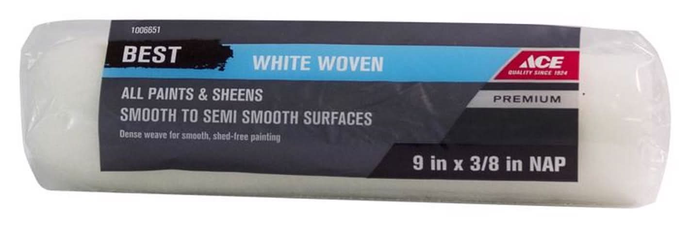 ACE Best Woven 9 In. W X 3/8 In. Paint Roller Cover 1 Pk