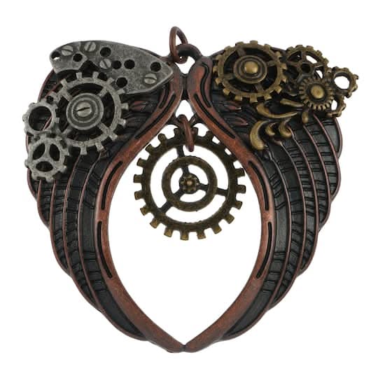 Found Objects Large Wings Charm By Bead Landing