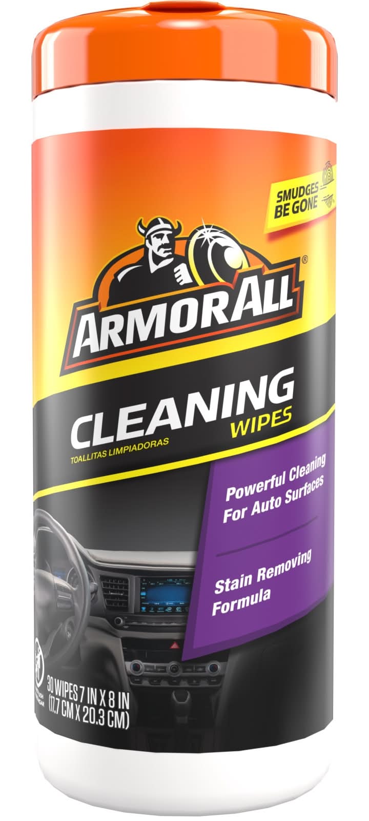 Armor All Cleaning Wipes 30 -Count Wipes Car Interior Cleaner