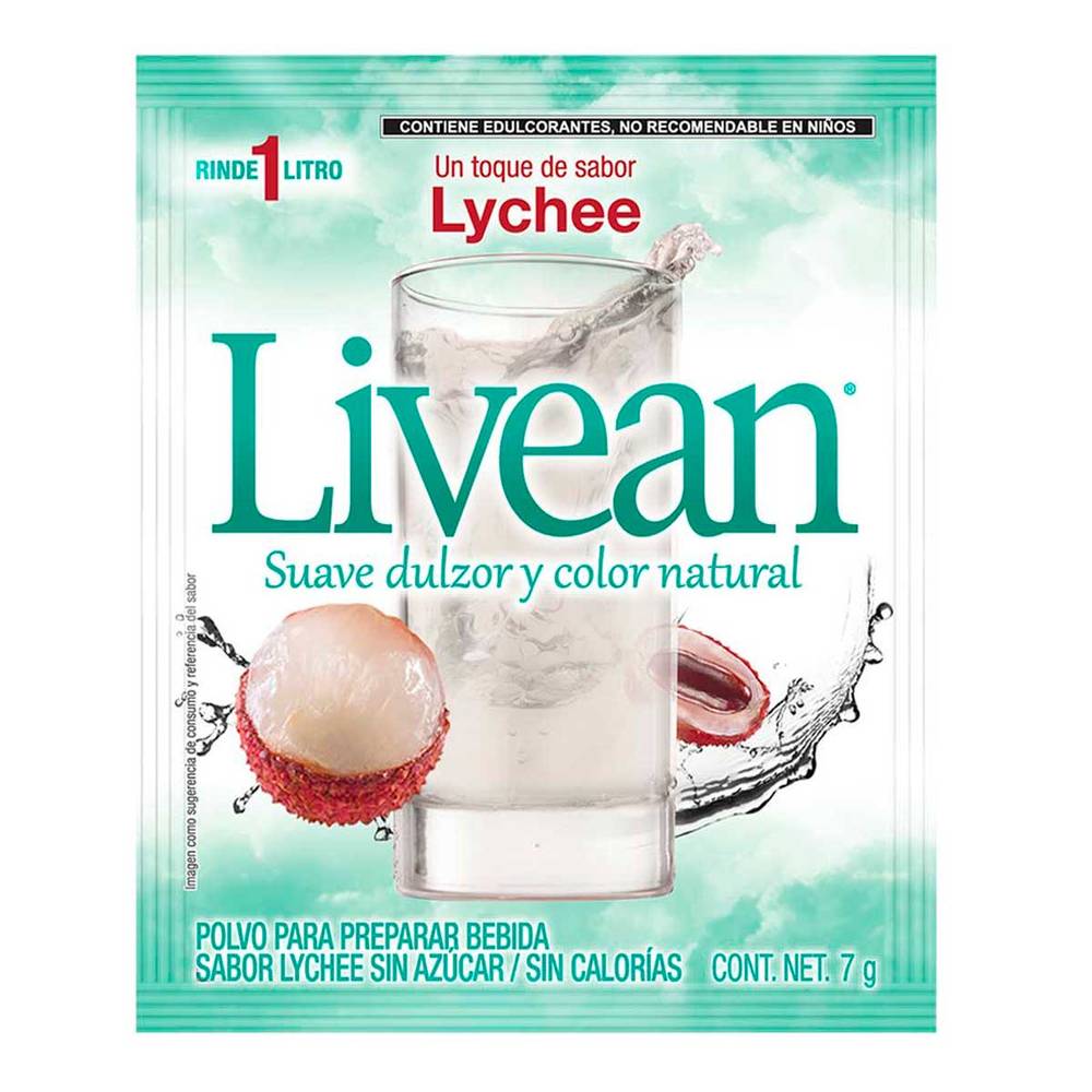 Livean · Bebida en polvo lychee (7 g)