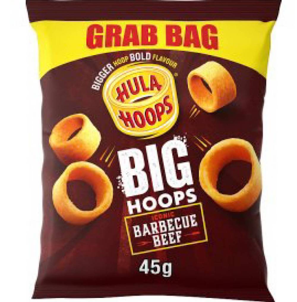 Hula Hoops Big Hoops BBQ Beef 75g
