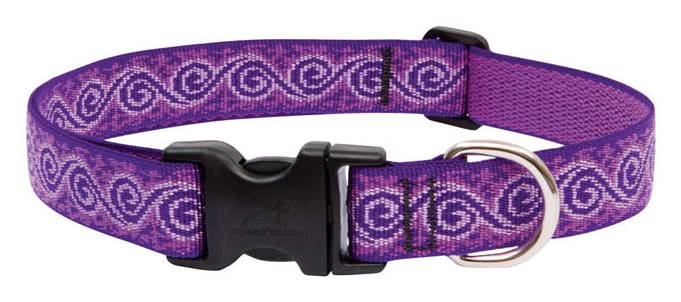 Lupinepet Original Designs Multicolor Jelly Roll Nylon Dog Adjustable Collar