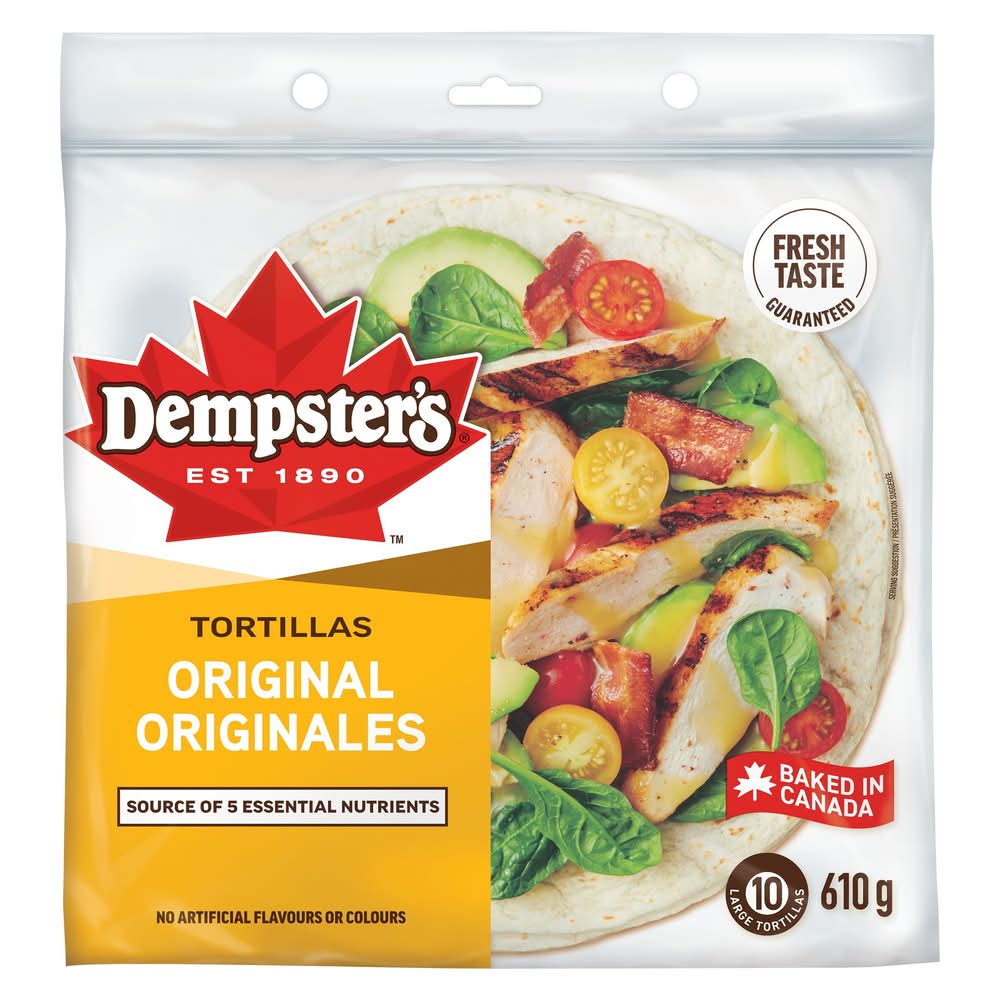 Dempster's Original Large Tortillas (610 g, 10 ct)