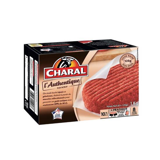Steak haché 10% mg Charal 8x125g