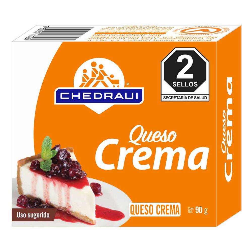 Chedraui · Queso crema (90 g)
