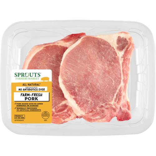 Sprouts Bone-In Pork Loin Center Cut Chops (Avg. 2.2lb)