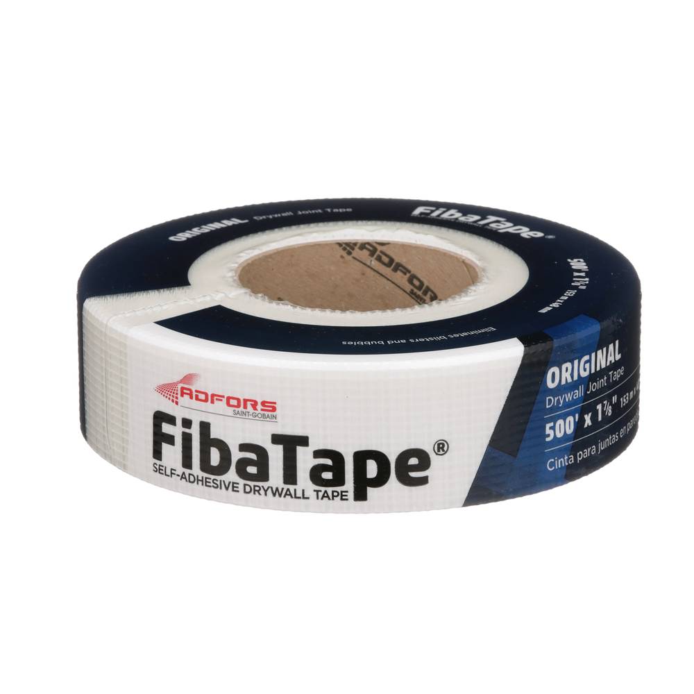 Saint-Gobain ADFORS FibaTape Standard White 1.875-in x 500-ft Mesh Construction Self-adhesive Drywall Joint Tape | FDW8662-U