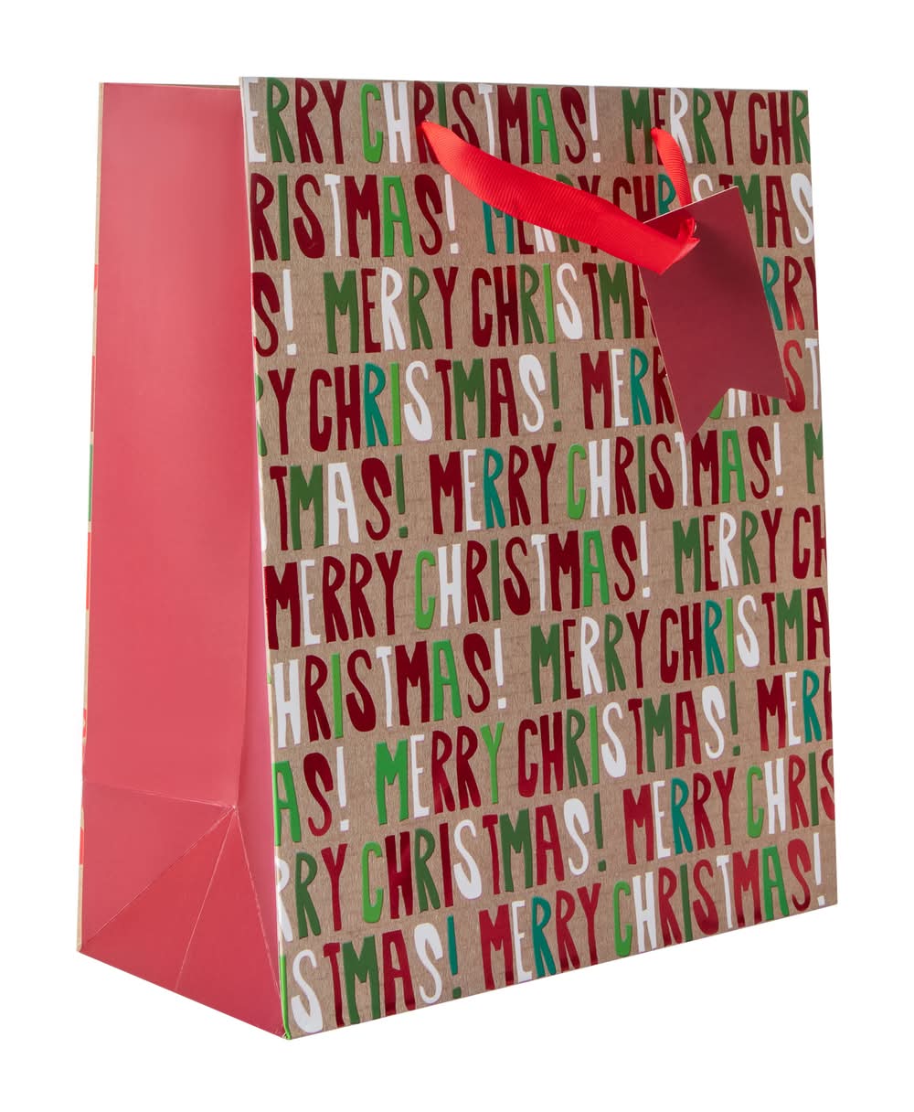 Christmas Gift Bag Merry Christmas