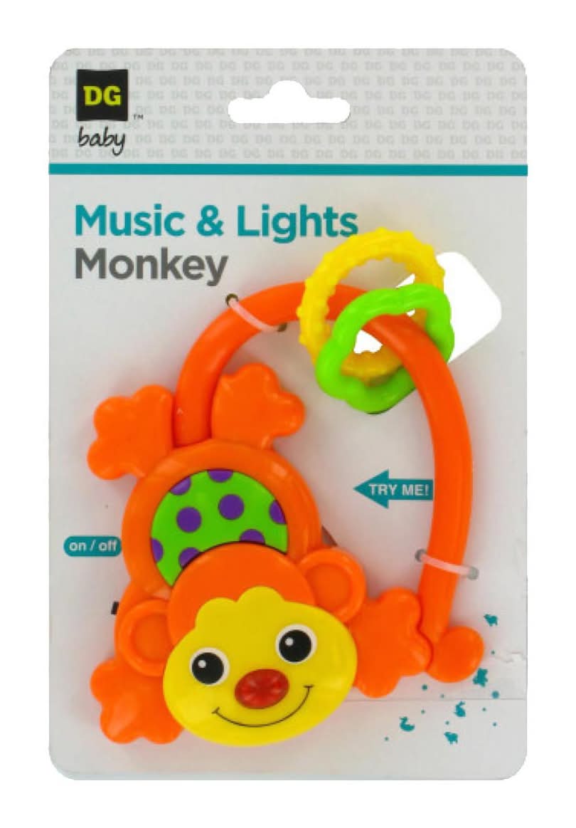 Dg Baby Music & Lights Monkey Toy
