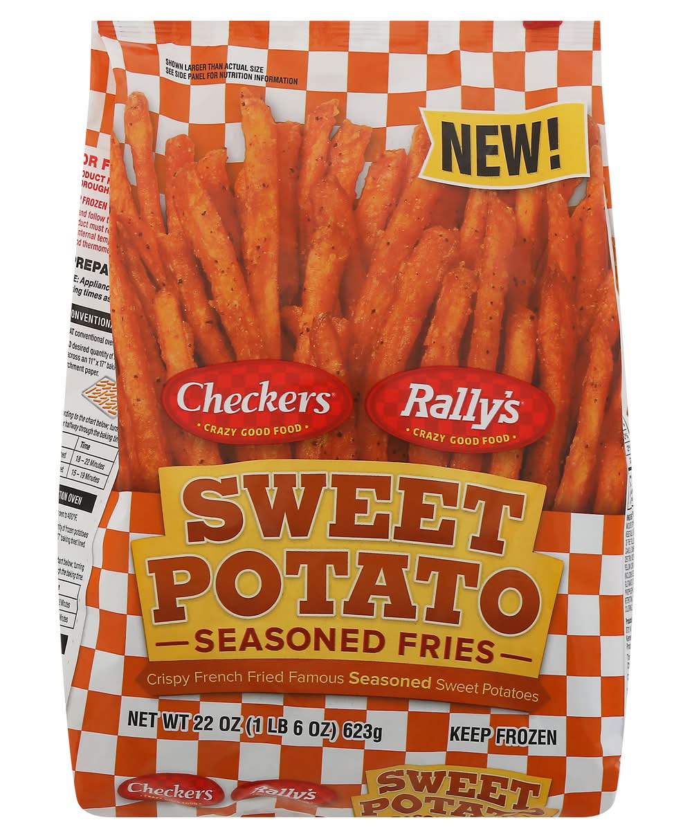 Checkers and Rally's Sweet Potato Fries, Seasoned (22 oz)