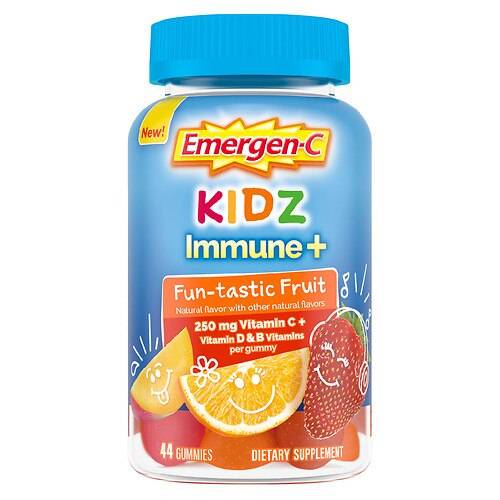 Emergen-C Immune+ Support for Kids Dietary Supplement Funtastic-Fruit - 44.0 ea
