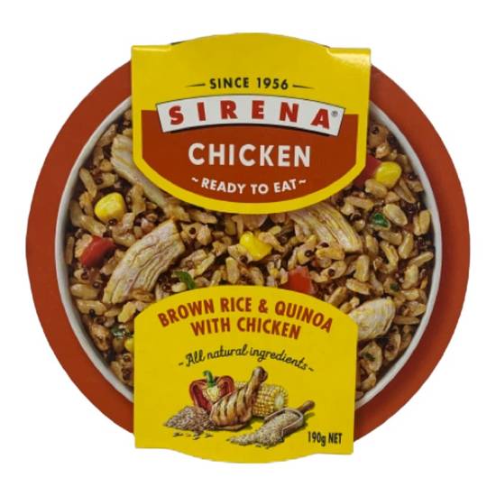 Sirena Brown Rice & Quinoa With Chicken 190g