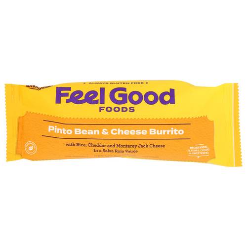 Feel Good Foods Pinto Bean And Cheese Burrito