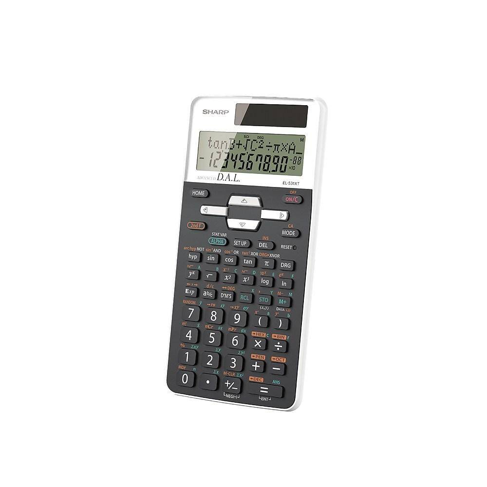 Sharp calculatrice scientifique (1 unité, el531xtbwh) - display scientific calculator (1 unit)