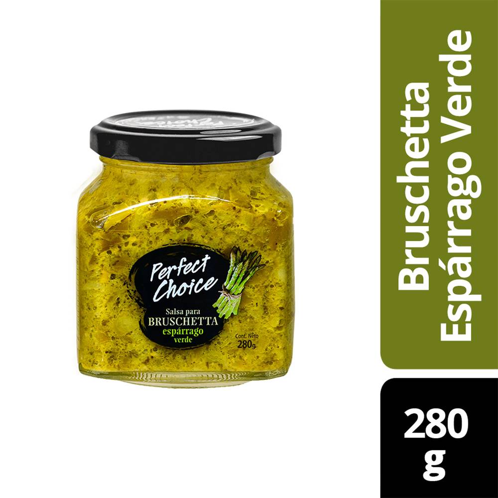 Perfect choice salsa bruschetta espárrago verde (280 g)