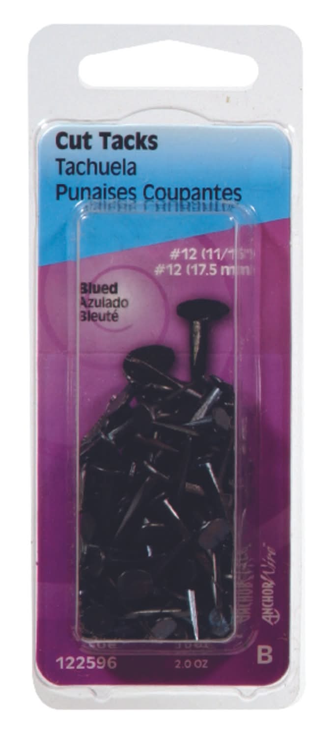 Hillman Anchor Wire No. 12 X 11/16 In. L Blue Steel Cut Tacks 1 Pk